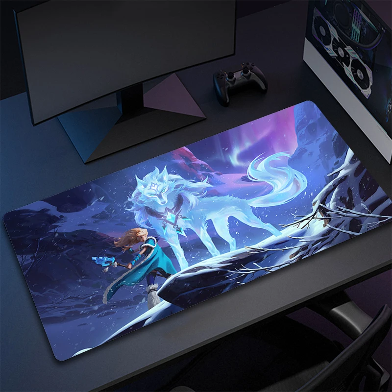 

Large Gaming Mousepad Anime Non-Slip Computer Table Mat Dota 2 Game Locking Edge Keyboard Mouse Pad Gamer HD Print Mouse Mat XXL