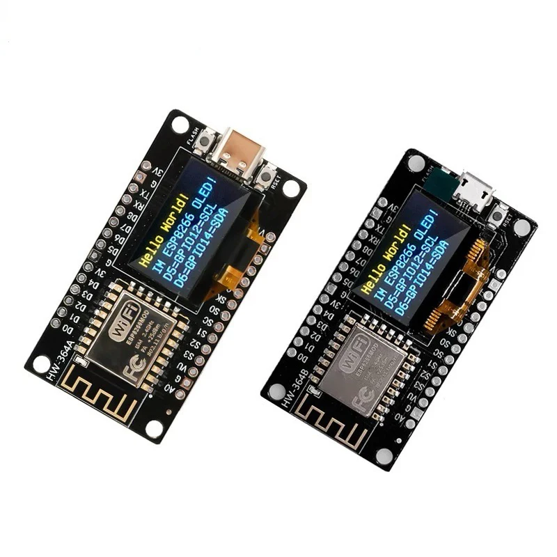 ESP8266 development board serial port CH340G with 0.96NodeMCU wifi module OLED screen