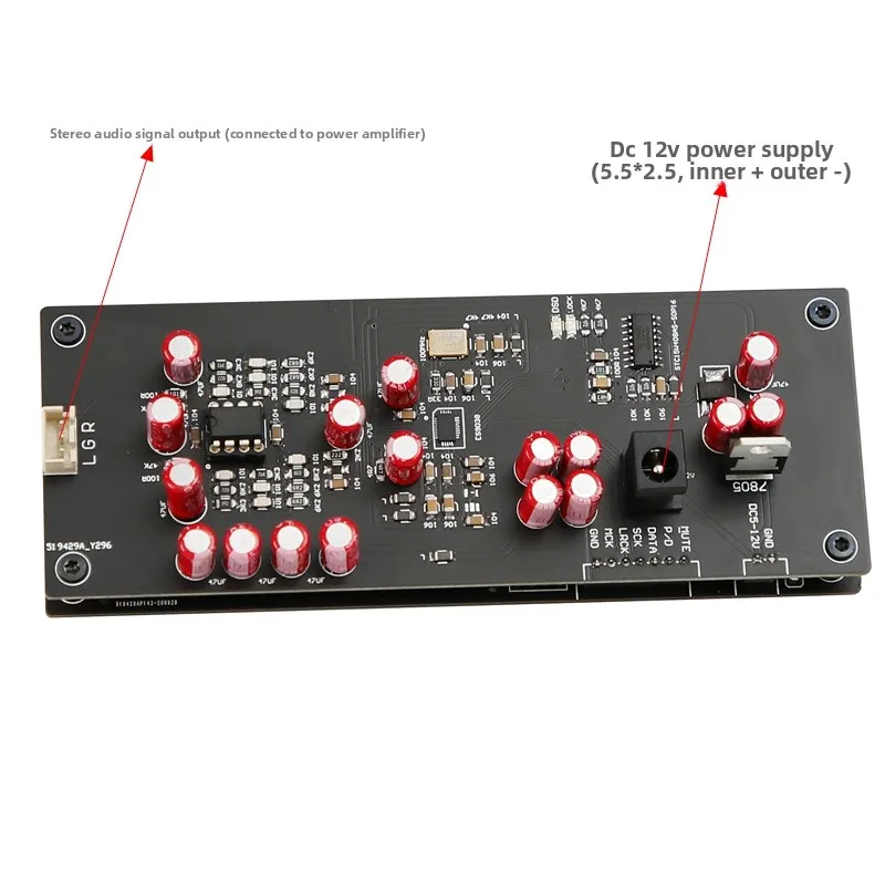 Sd lossless digital turntable integrated board, sd card lossless pure player dsd upgraded es9038 decoder board