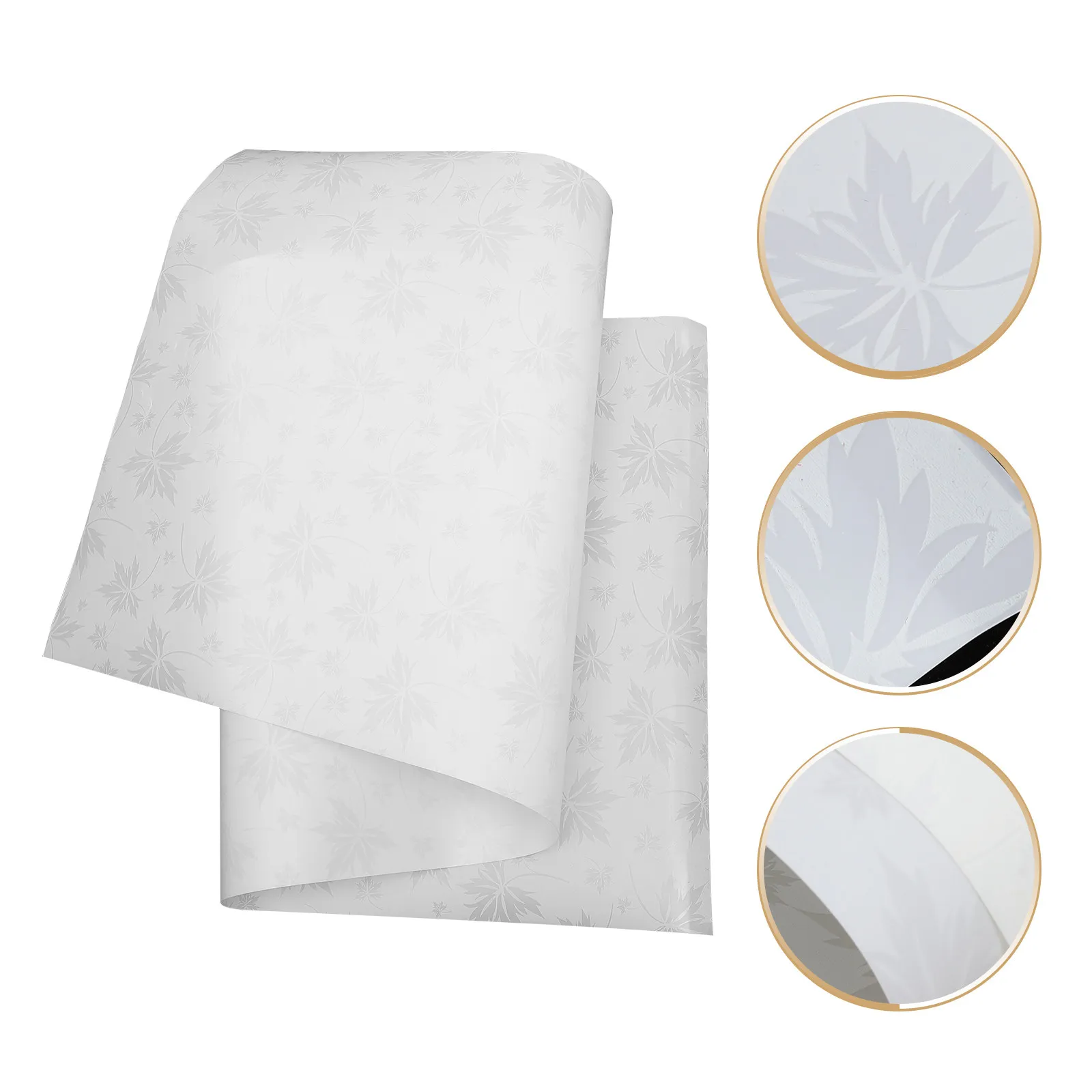 

2 рулона ткани для абажуров из прочного ПВХ с дизайном «Кленовый лист», материал для изготовления светильников и декора дома своими руками