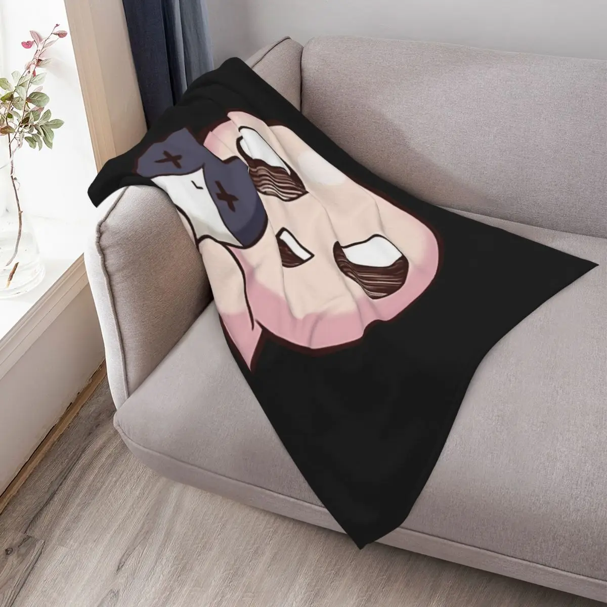 ملزمة Issac Issac رمي بطانية هدية مضحكة الأرائك الموضة البطانيات الأرائك من الديكور الحرارية لبطانيات السفر #3