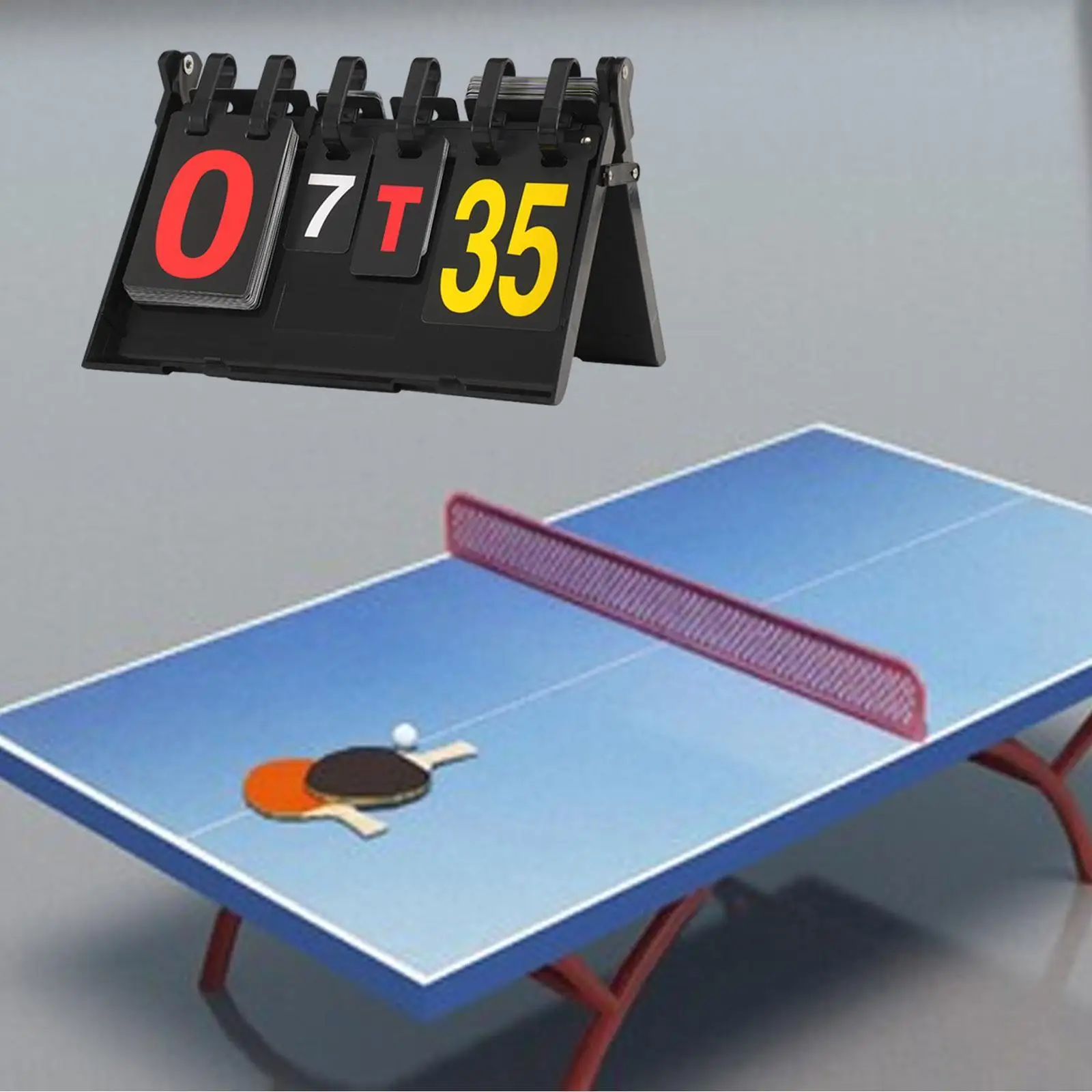 Table Scoreboard Score Board Flip Score Keeper Numbers Scoreboard Scorekeeper for Football Outdoor Sports Basketball Baseball