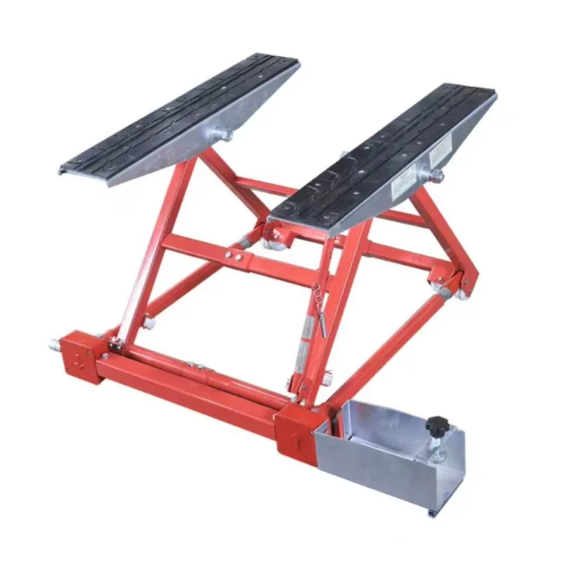 1.5T Portable Gear Style Hoist Mini Car Lift, Adjustable Width Portable Car Lift Repair Elevator Tool for Shop