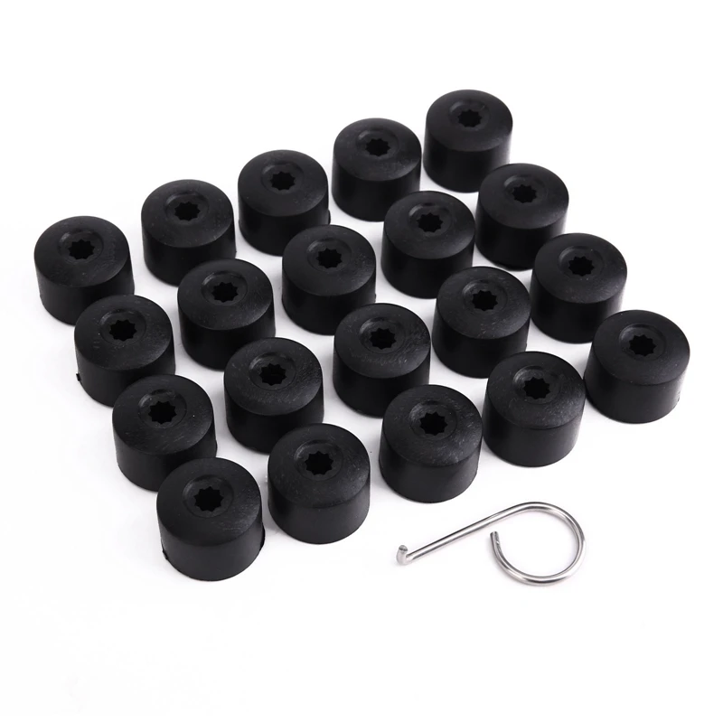 20pcs Car Wheel Bolt Caps Tyre Screws Cover for Volkswagen VW POLO Tiguan Passat B5 B6 B7 Golf 4 5 6 7 MK6 Jetta MK5 Bora Touran