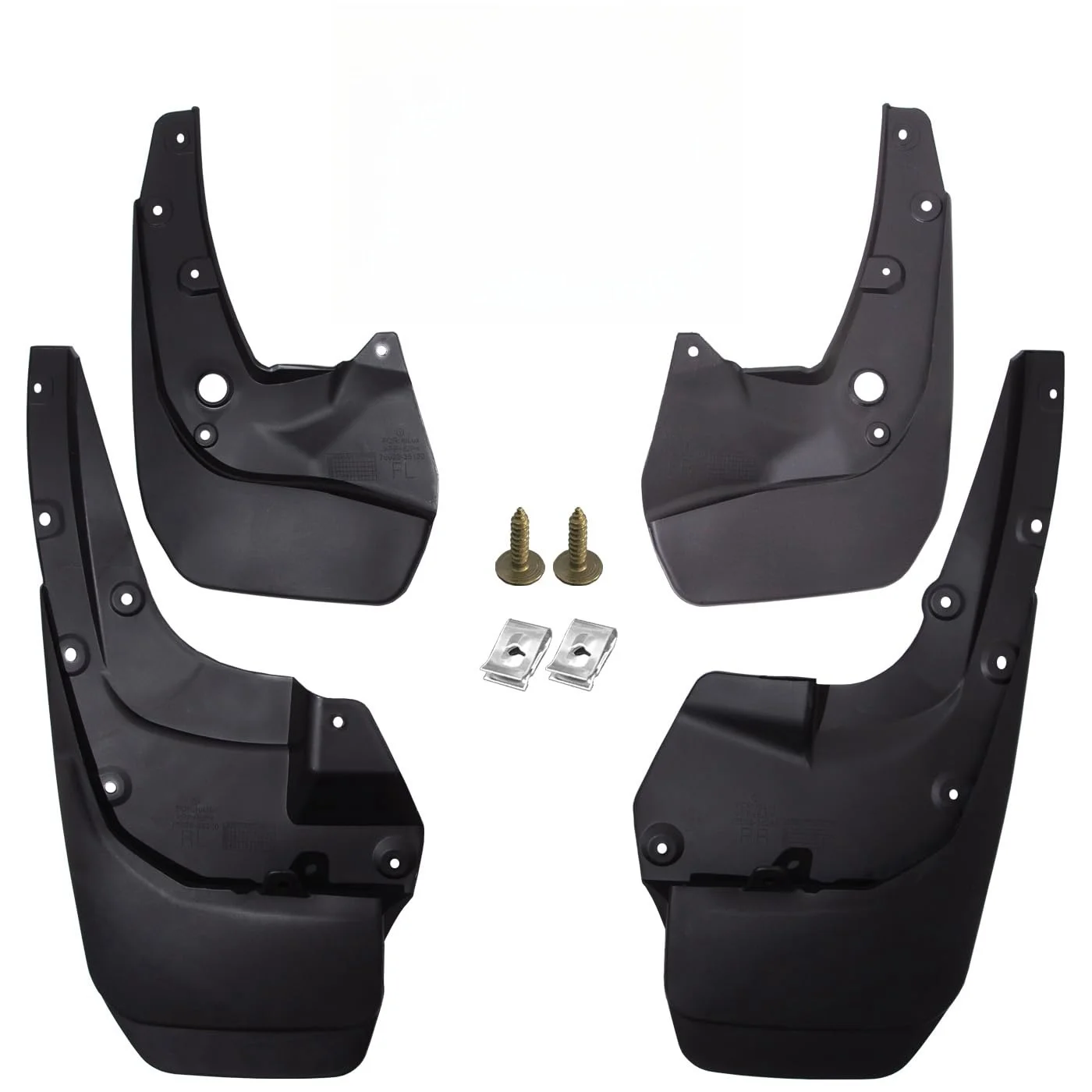 Mud Flaps Fit for 14-21 Toyota 4Runner Ground Effects Without  Running Boards Dedicated Mudguard Universal Protection