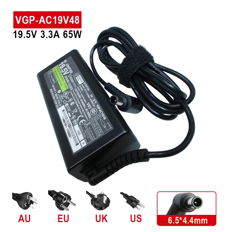 

19.5V 3.3A 65W Laptop Ac Power Adapter For Sony VAIO VGP-AC19V43/VGP-AC19V44 VGP-AC19V48 VGP-AC19V49 VGP-AC19V63 Notebook Charge