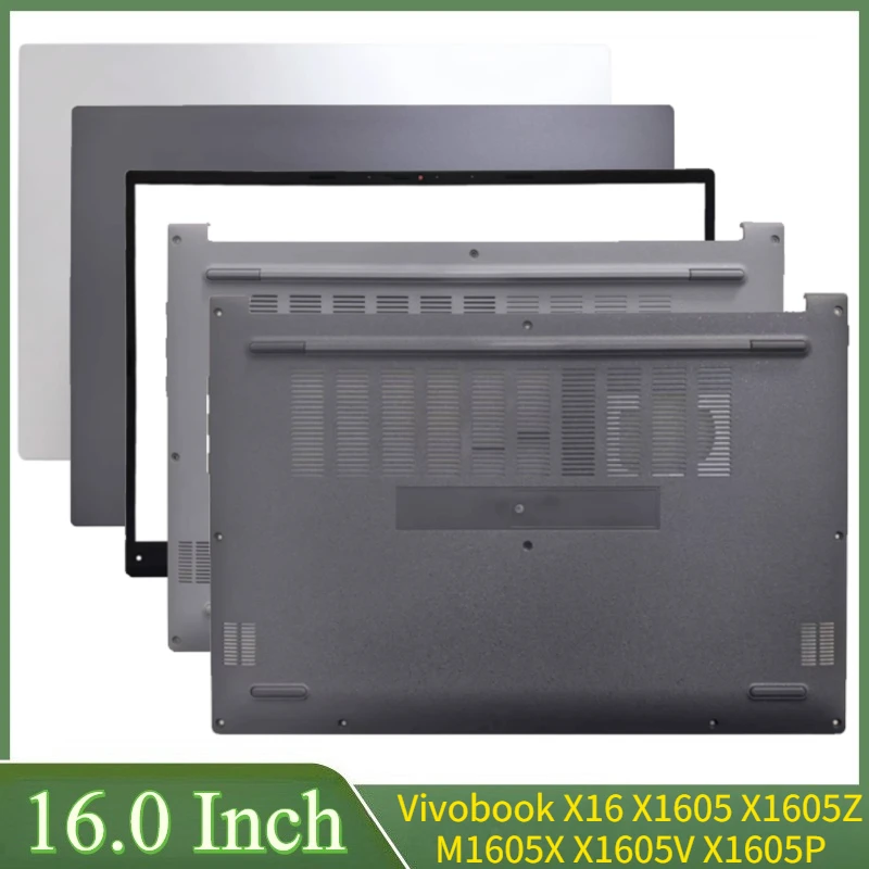 

16,0 "для Vivobook X16 X1605 X1605Z M1605X X1605V X1605P M1605QA ноутбука ЖК-задняя крышка передняя панель подставка для рук нижние петли корпуса