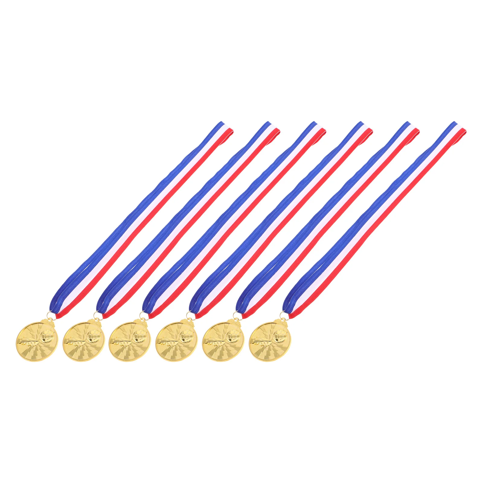 

6 Pcs Award Medals for Soccer Awards Party Favors Game Metal Place Contest Rewards The
