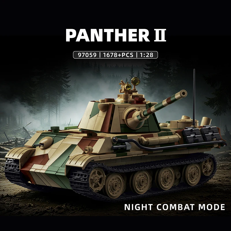 1678-pieces-echelle-1-28-blocs-de-construction-de-char-panther-ii-militaire-de-la-seconde-guerre-mondiale-finition-camouflage-tricolore-classique-pieces-imprimees-en-couleur