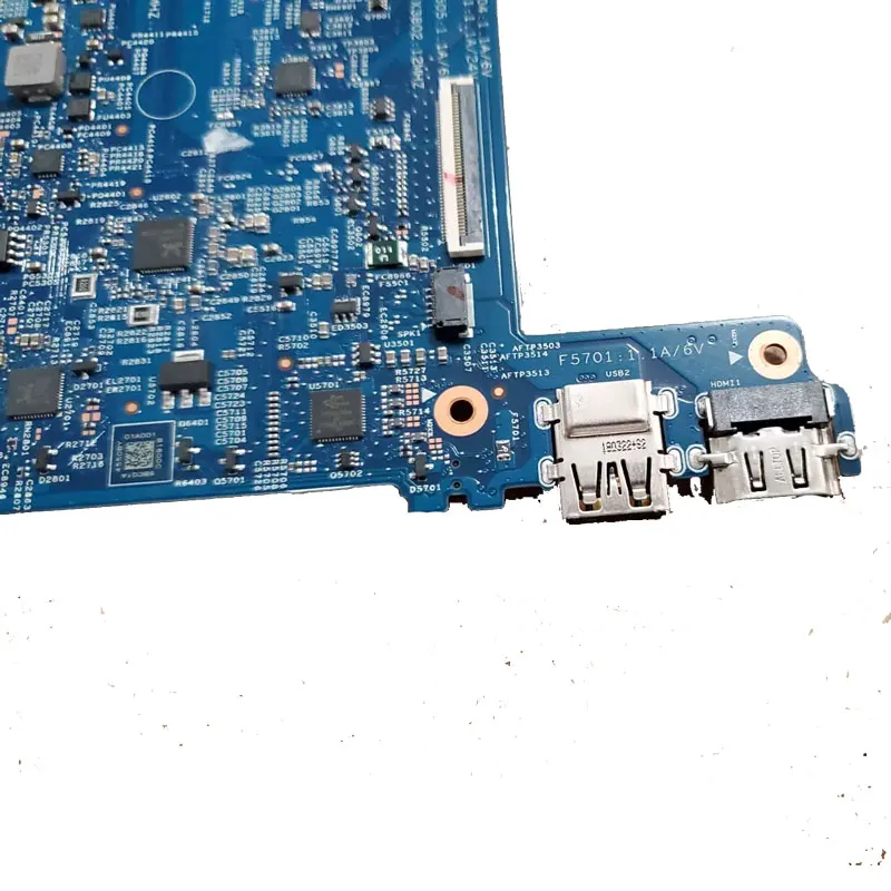 Imagem -04 - Placa-mãe para Laptop para hp Envy X360 15-bq r5 2500u Cpu 169071 Mainboard Uma