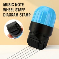 The Five Line and Six Line Notation of The Music Wheel Is Suitable for Handprints of Guitar Chords, Which Is Convenient