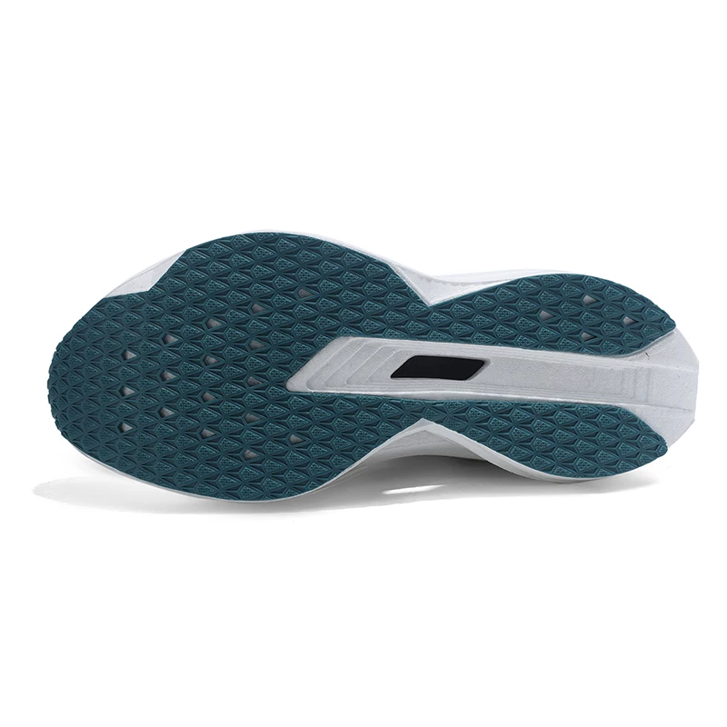 Zapatillas de correr de carreras con placa de carbono Real de longitud completa para hombres y mujeres, zapatos deportivos ultraligeros con rebote que absorben los golpes