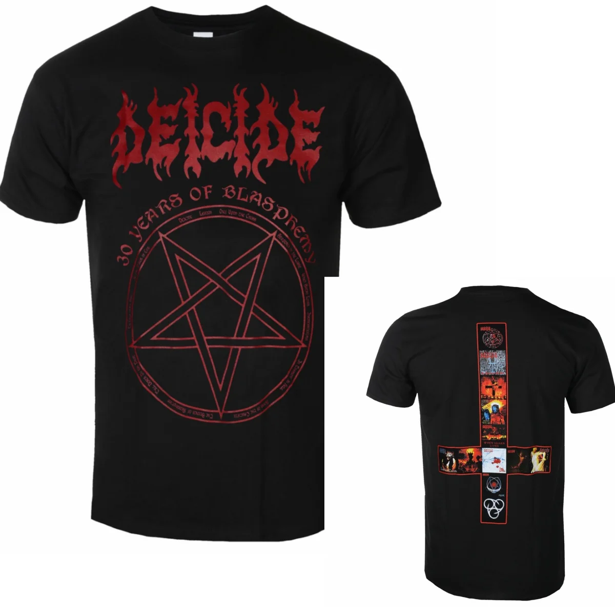 Fit Deicide Grafik-Baumwoll-Band-T-Shirt, Unisex, Sommer, Kurzarm, Modemarke, Luxus, Lässig, Vintage-T-Shirts – Detail 3