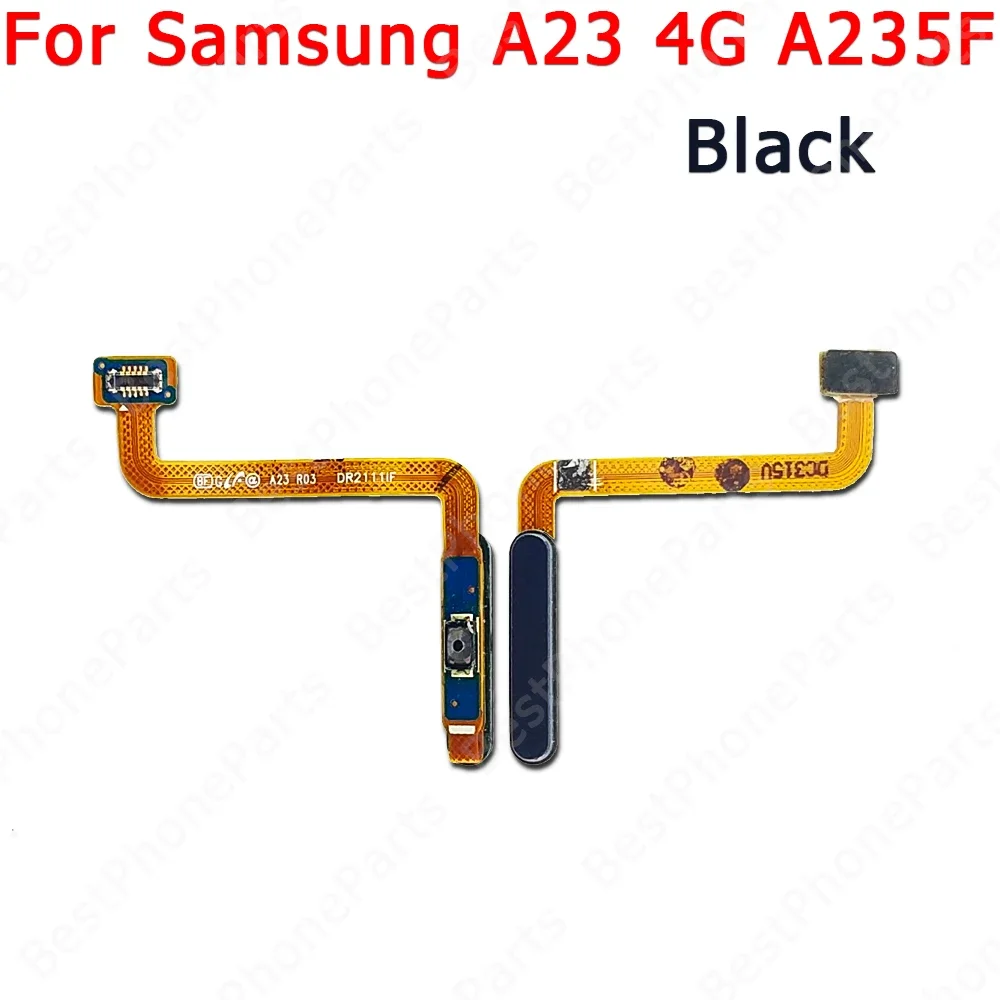 Sensor de huellas dactilares, nuevo escáner de huella dactilar, Cable flexible para Samsung Galaxy A24 4G A23 5G, piezas de repuesto de llave de retorno