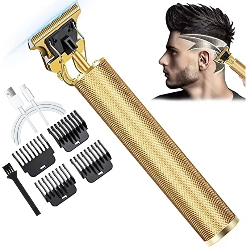 Electric Hair Clipper Vintage T9 For Mens Rechargeable Man Shaver Trimmer Machine For Men's Barber Professional Boyfriend Gift