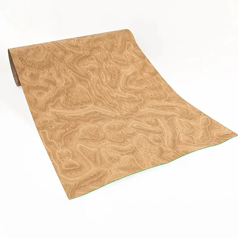 56x250cm Elm Burl Engineered Wood Veneer for Enhancing Interiors, Furniture Surfacing, Wall Panels, and Decorative Projects