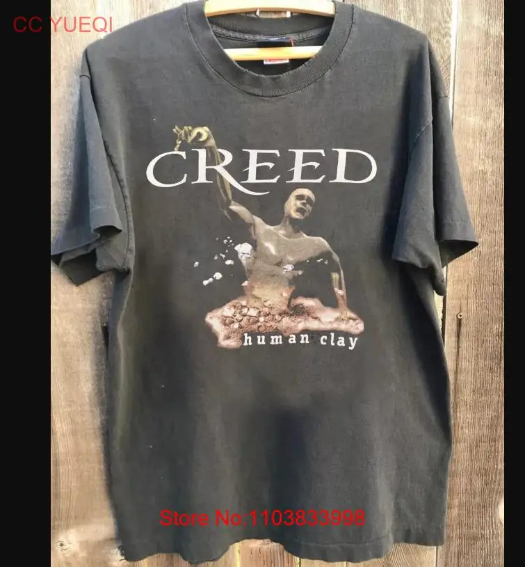 Creed Human Clay Band charcoal t shirt, new shirt/ vintage shirt, gift hot