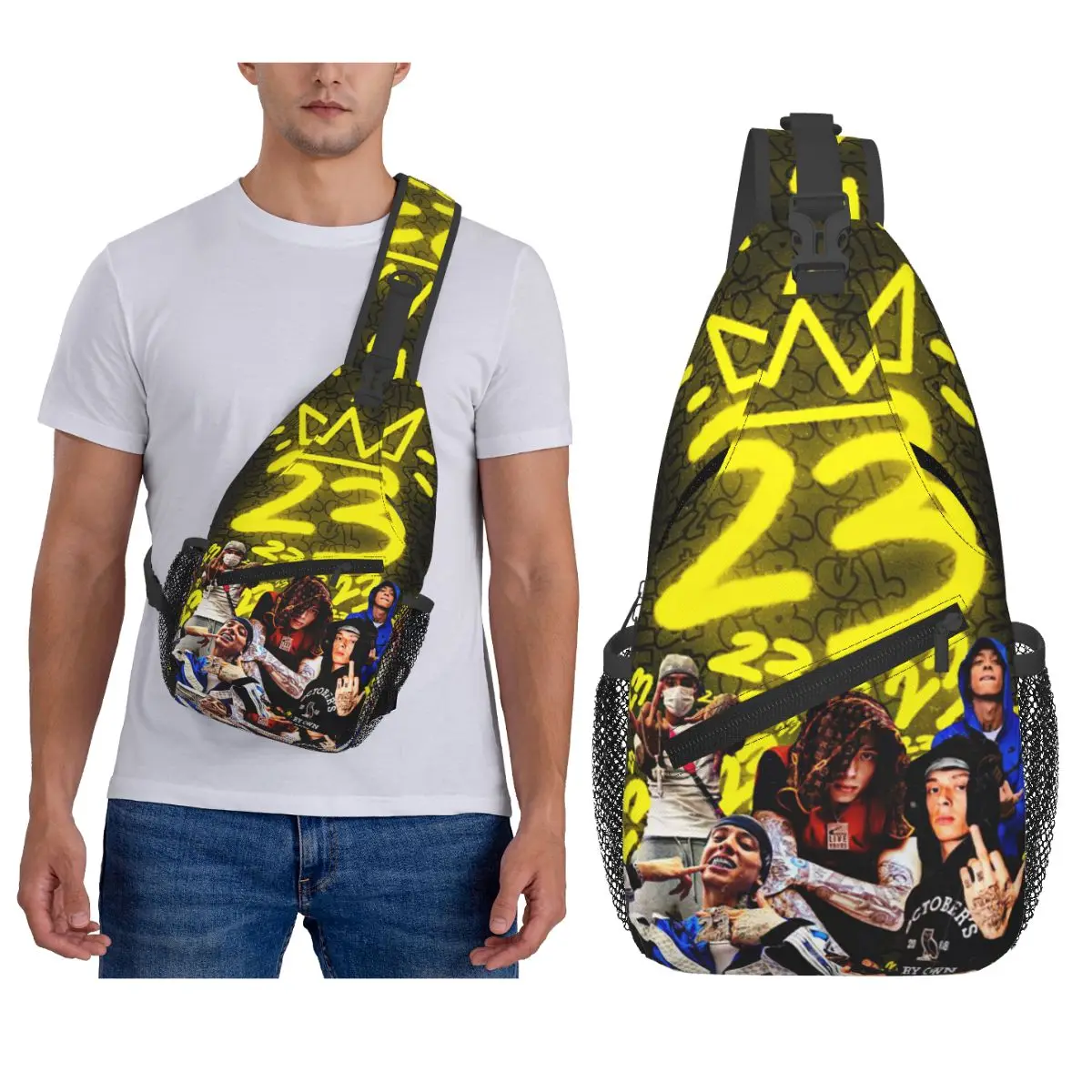 

Central Cee Cant Rush Greatness 2025 нагрудная сумка мужской рюкзак через плечо нагрудная сумка для путешествий и пешего туризма рюкзак сумка на плечо