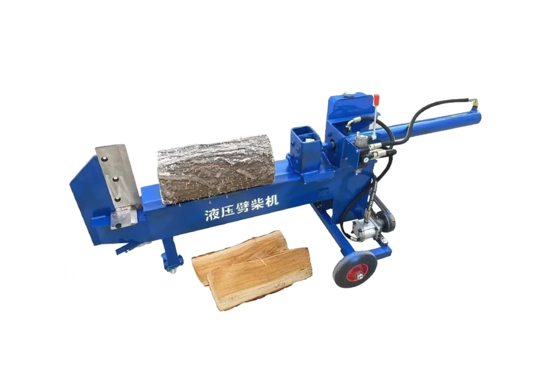Electro-hydraulic Wood Splitter Small Rural Automatic Wood Breaking Machine for Paper Industry Lightweight