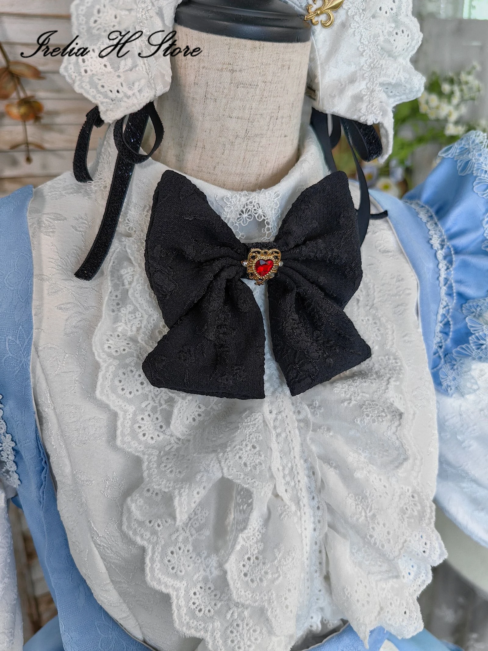 Irelia H FF14 메이드 원피스 코스프레 코스튬 파이널 판타지 XIV 홈메이드 앞치마 원피스 할로윈 의상, 맞춤 사이즈 제작 가능