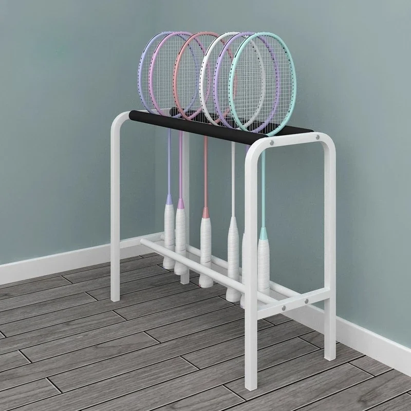 Badminton racket placement rack, special rack for home badminton hall training