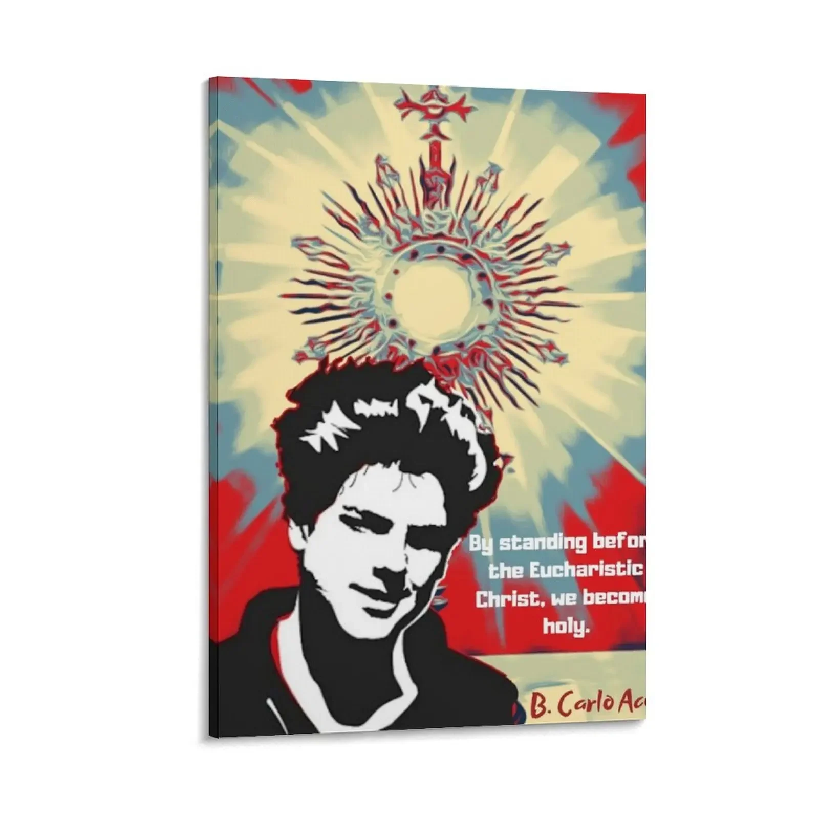 

Blessed Carlo Acutis, Beato Carlo Acutis, Blessed Carlo Canvas Painting Decorative picture Decoration