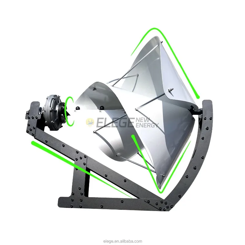 5KW Freie-Energie-Windturbinen-Generator Archimedes Windmühle Solar-Hybrid-Stromerzeugungssystem für Haus, Boot, Auto – Sonderpreis