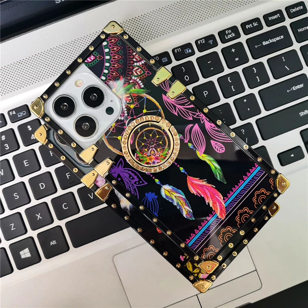 Moda glitter capa de telefone para google pixel 8 pro pixel 6 pro 6a colorido pena flor padrão caso para google pixel 7 pro 7a