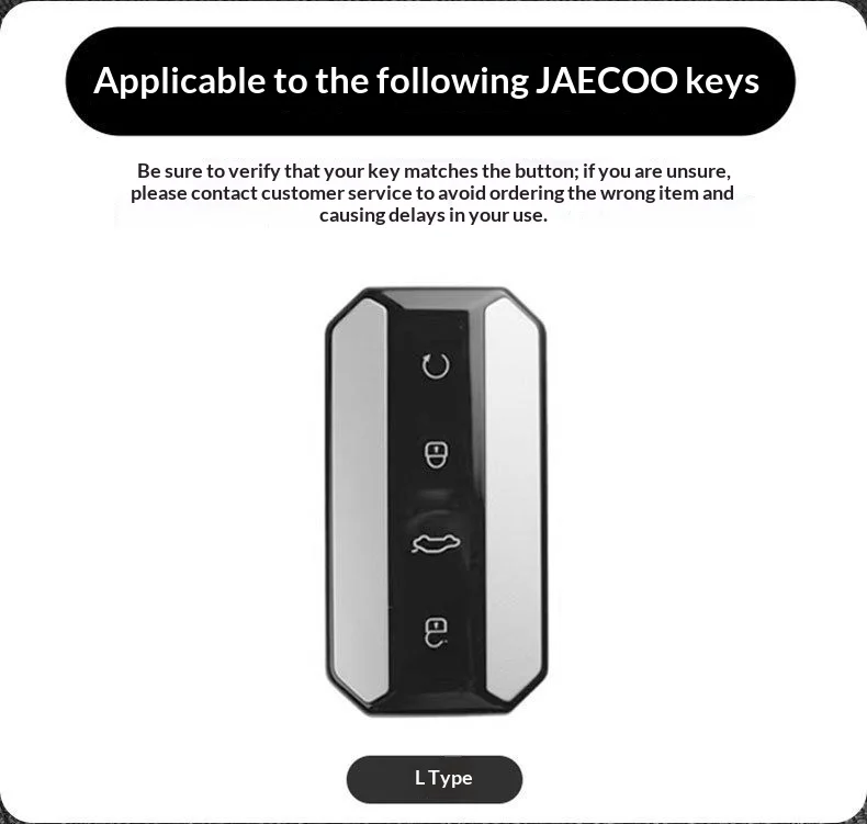 Zink-Autoschlüsselhülle Vollschutz für Chery Jaecoo J5 5 2025 2026 Schlüsseltasche Gehäusehalter Schlüsselanhänger Auto-Zubehör – Detail 3