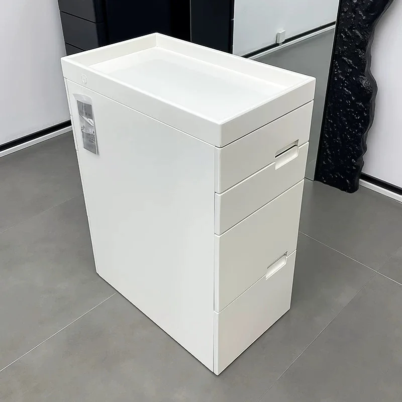 Hair single and double-sided solid paint wood drawer high-end hair salon special storage cabinet