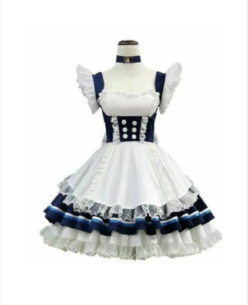 

Belfast Dress Sexy Cute Uniform Cosplay Costume Halloween