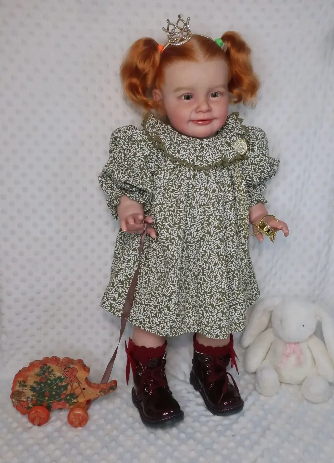22Inch/25Inch Reborn ZOE Doll Kit With Cloth Body And Random Eyes Unfinished Unpainted Blank DIY Doll Parts Collectible Art Doll