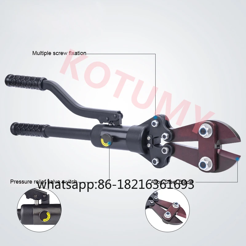 

Гидравлические ножницы для резки стальных стержней YQ-12B/YQ-16C Гидравлические ножницы Ручные режущие инструменты для арматуры Гидравлические ножницы для стальных зажимов