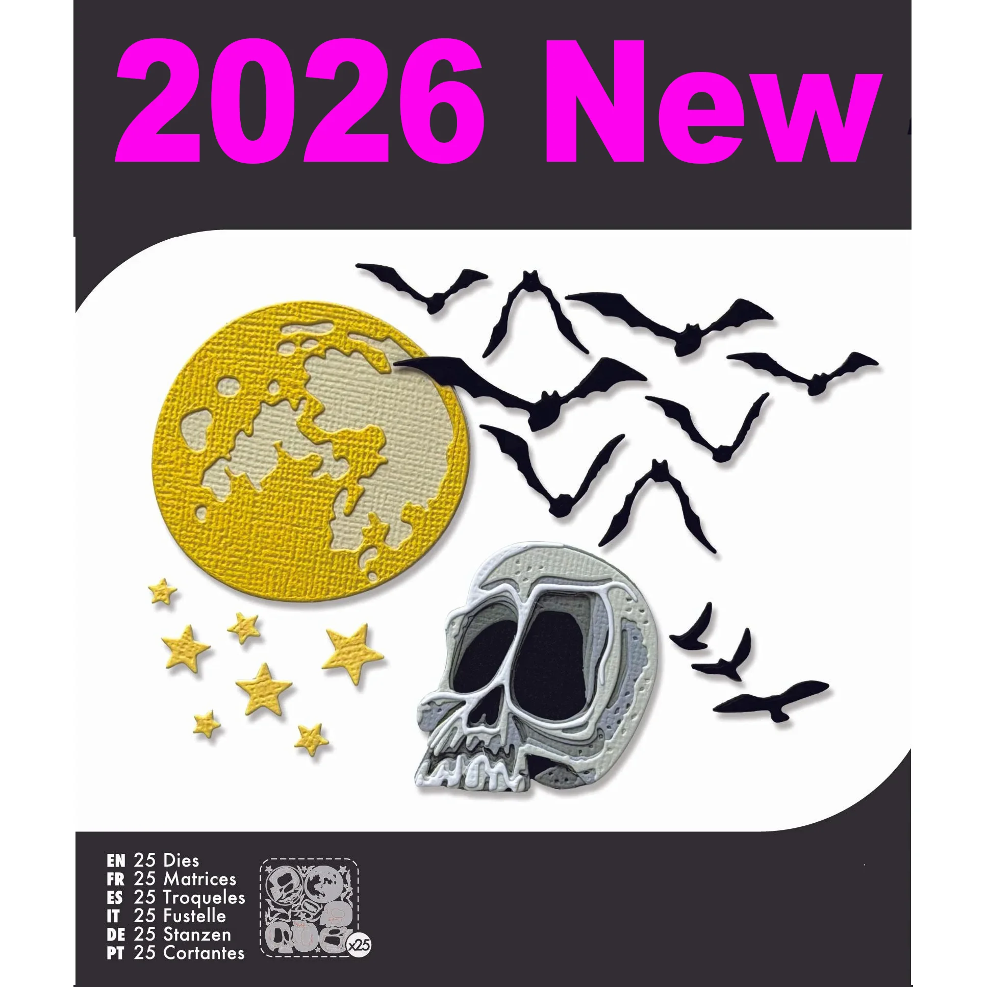 Creatables - Rubber Nieuwe metalen stansmessen voor doe-het-zelf scrapbooking ambachten maker fotoalbum sjabloon handgemaakt
