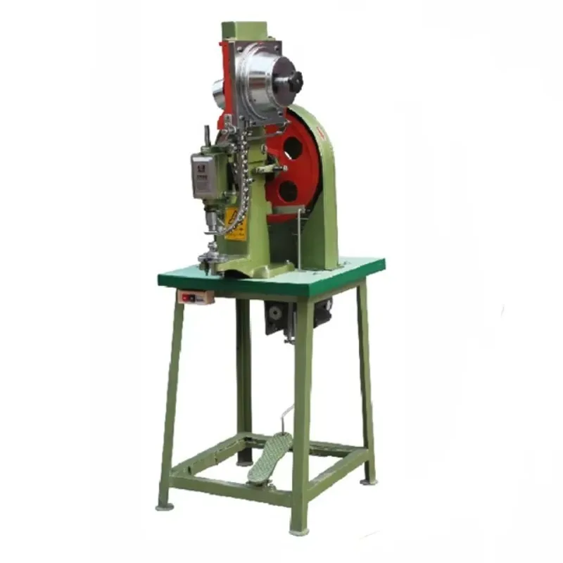Desktop Automatic Finger Ring Eyelet Fixing Machine For Stationery / Lever Arch File Cover Making JZ-918GD