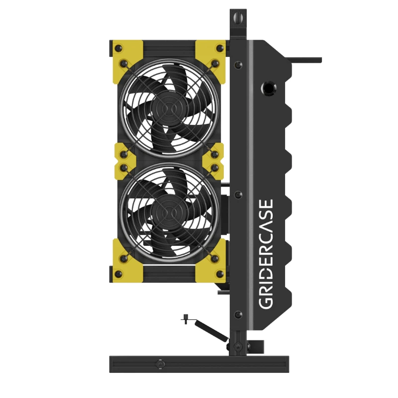 

ALPHA V1.0 Aluminum Open Frame ATX Case - Supports ATX/M-ATX/ITX Motherboards with 240mm Water Cooling for Gaming PCs