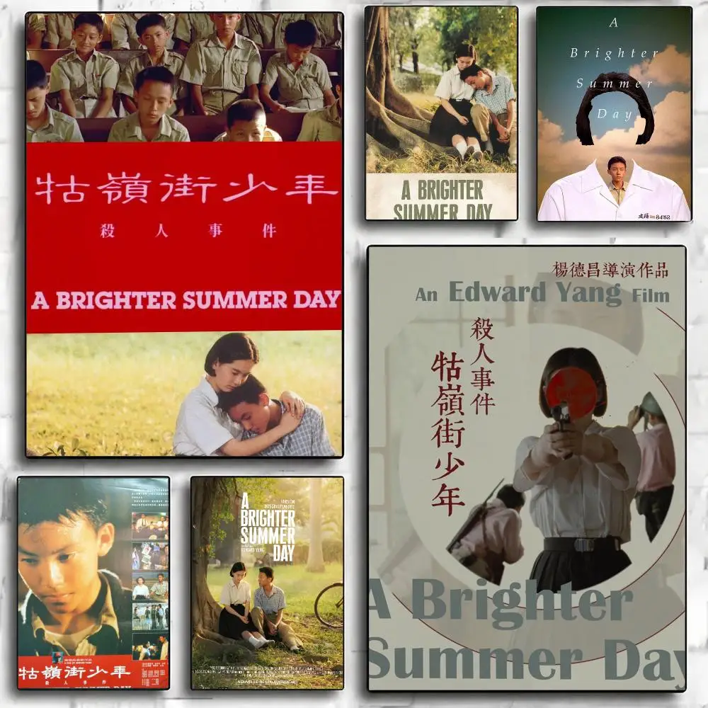 classic movie A-A Brighter Summer Day-Y Painting Calligraphy Nature Inspired Artwork for Living Room  Home Decoration