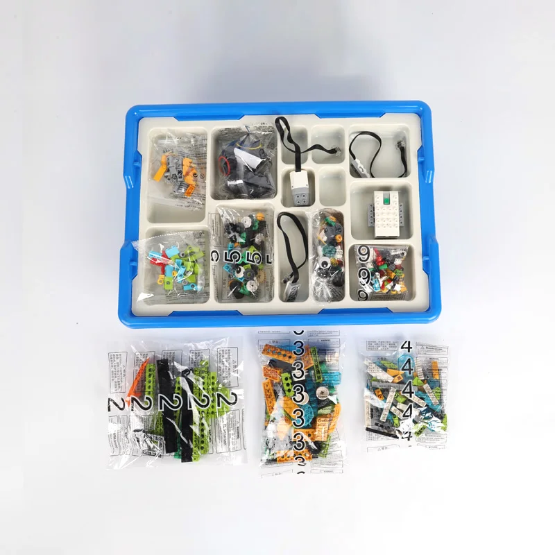 New 385pcs Bricks Parts We-do 3.0 Robotics Construction Building Blocks Fit For Stem 2.0 Core Set Tech Educational Diy Toys