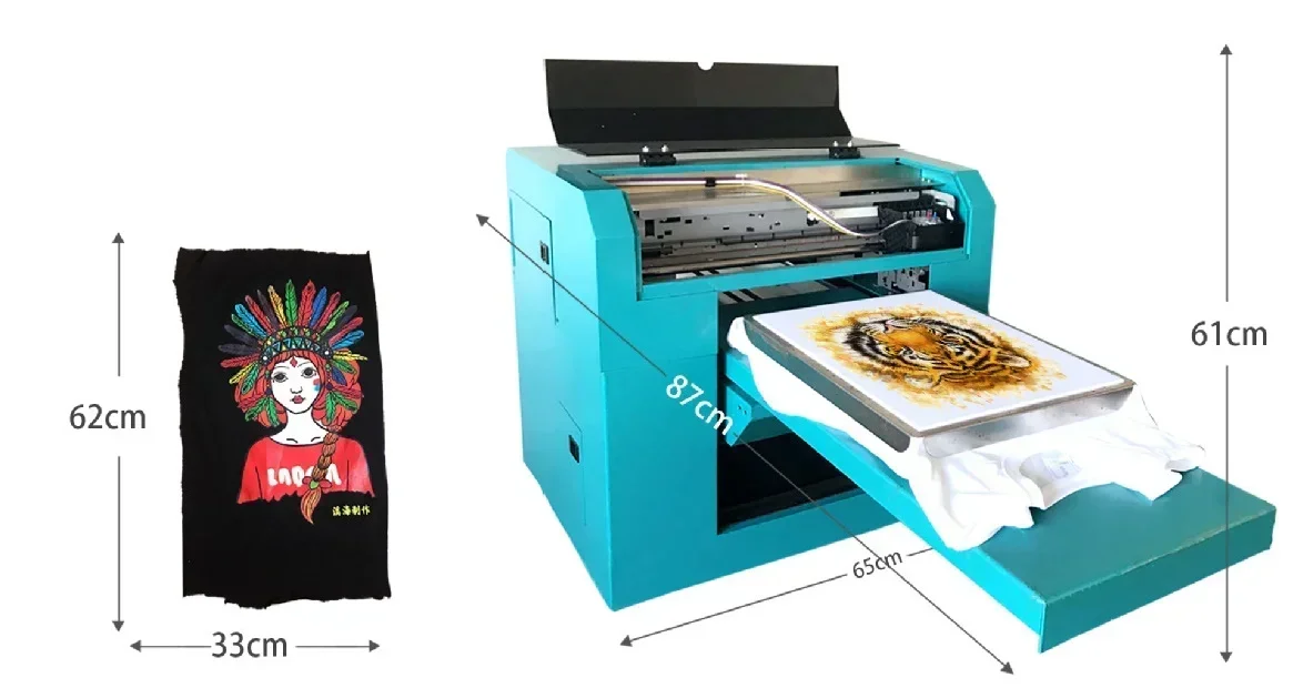 Canvas Bag Clothing Flatbed T-shirt Printer A3