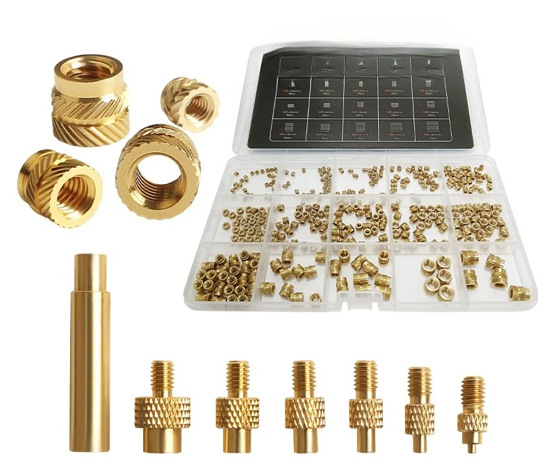 For M2/M3/M5/M6/M8 Brass Inlay Nut Hot Melt Implant Tool Kit