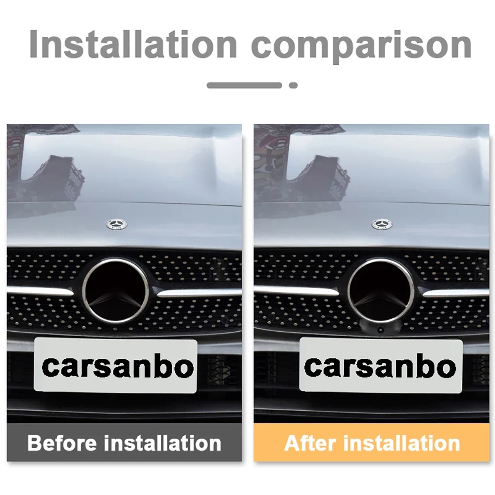 Carsanbo AHD 1080P Front View OEM Camera for Mercedes-Benz CLA 2020 Car Night Vision Fisheye 150° Lens Parking Monitoring System