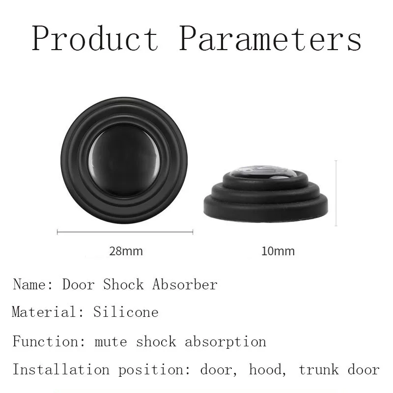 Car door anti-collision silicone pad cushion gasket for  Peugeot 508 2008 4008 5008 407 4007 206 308 208 3008 RCZ GT Partner view 6