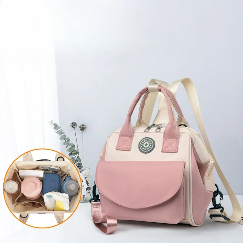 Fashion Baby Diaper Bag Large Capacity Mommy Maternity Bag Portable Multifunctional Nappy Waterproof Bag for Baby Care