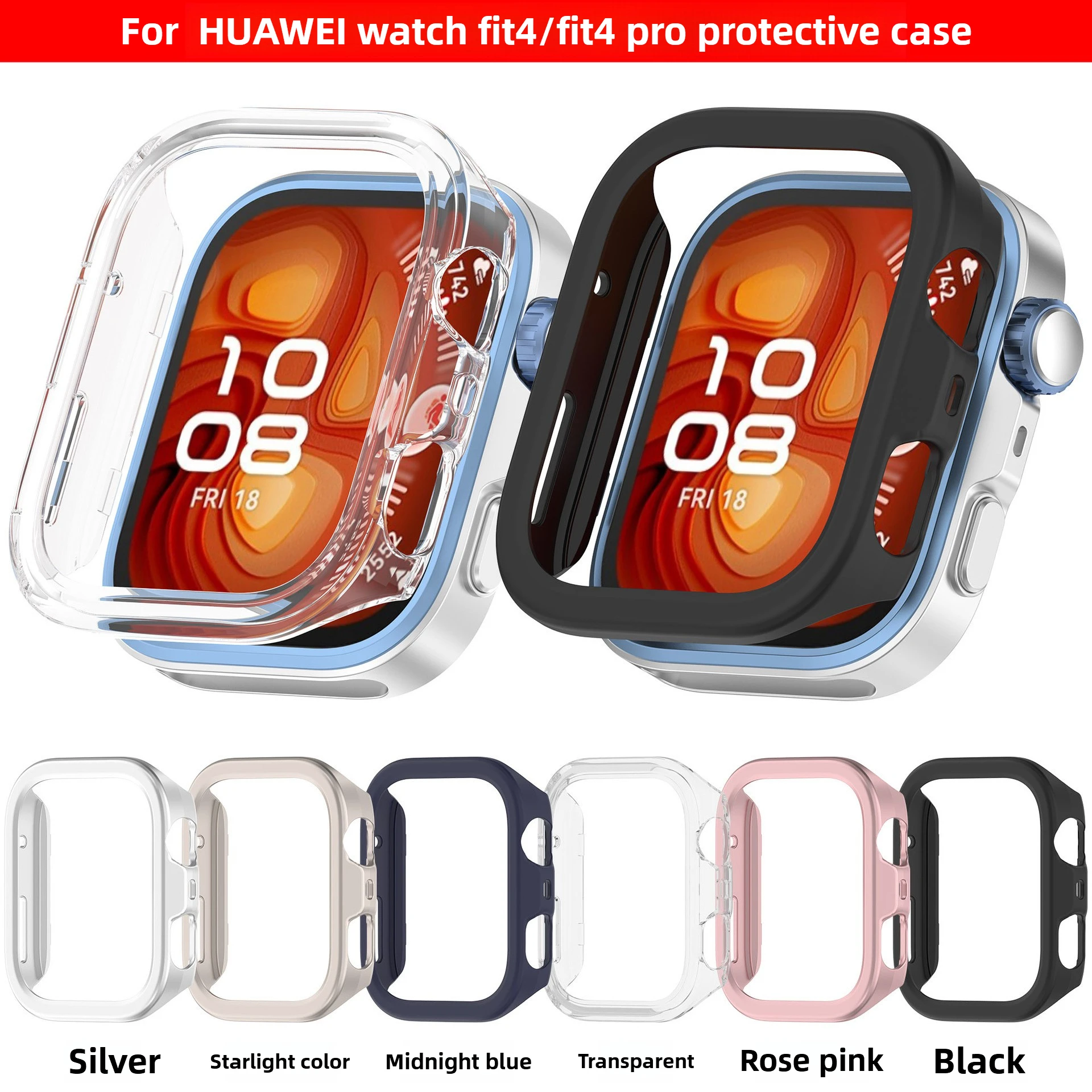 

For Huawei Fit4 Fit 4 Protective Case Cover Bumper Hollow Shell Frame Anti-scratch Accessories Protector