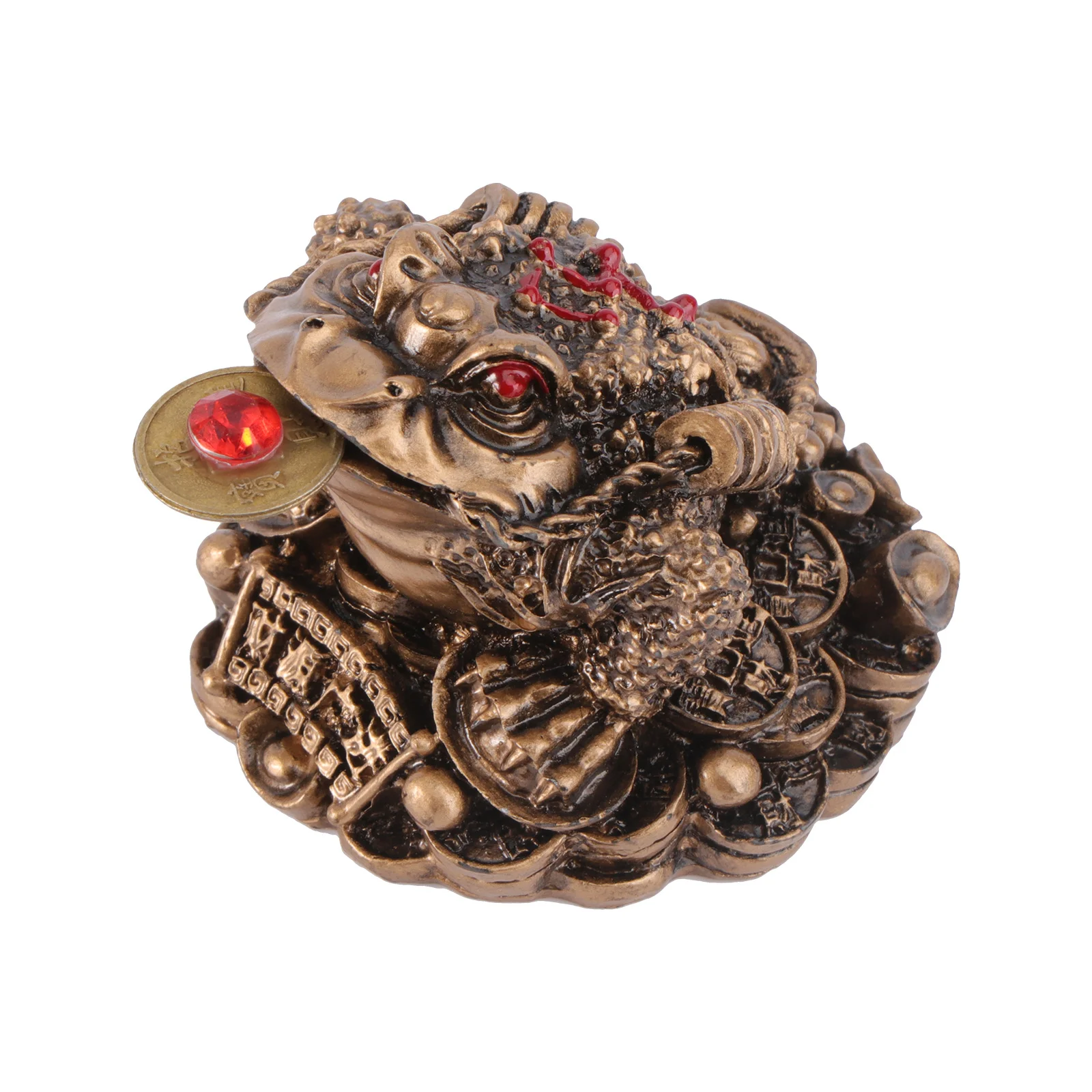 

Ornament Toad Figurine Chinese Ornaments Office Decoration Desk Frog Home Products Figurines