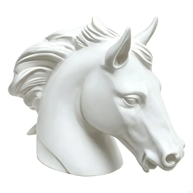 M76E Horse Head Design Trailer Hitch Cover Trailer Hitch Decoration Cap Weatherproof