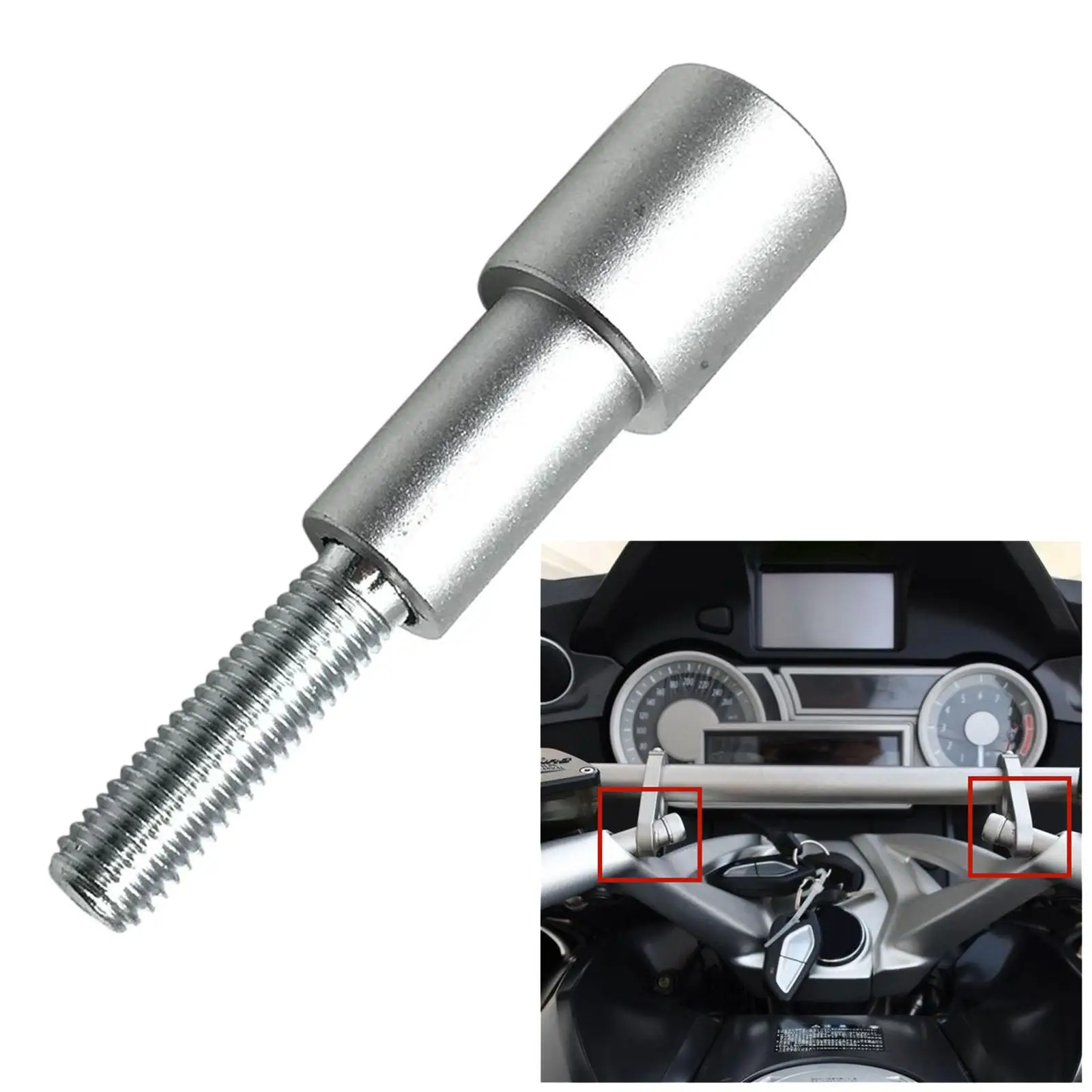 Aluminum Alloy Expansion Pole for Motorcycle Phone Navigation Bracket Mount Replacement for R1200RT R1250RS 2019