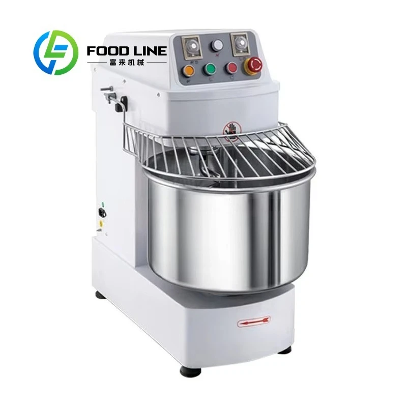 

Heavy-Duty Commercial Electric Industrial Stainless Steel Fully Automatic Large-Scale Multi-Functional Countertop Dough Mixer