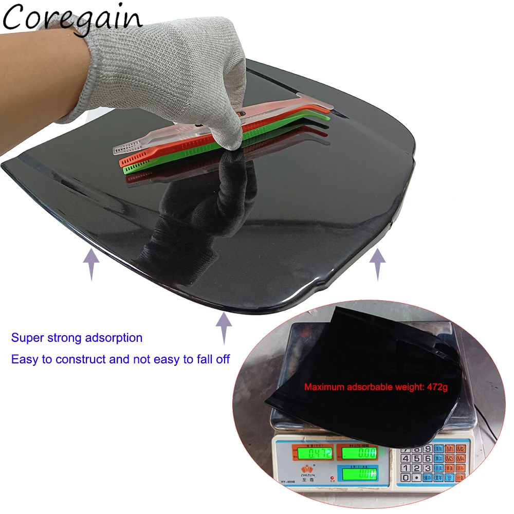 Micro escurridor magnético de envoltura larga para coche, película de revestimiento para borde, imán para esquina, raspador de tinte de ventana, herramienta de envoltura de vinilo