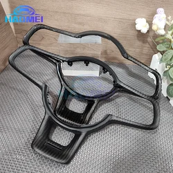 Steering wheel bracket for Volkswagen Golf 7 MK7 GTI, auto parts. Carbon fiber steering wheel cover trim